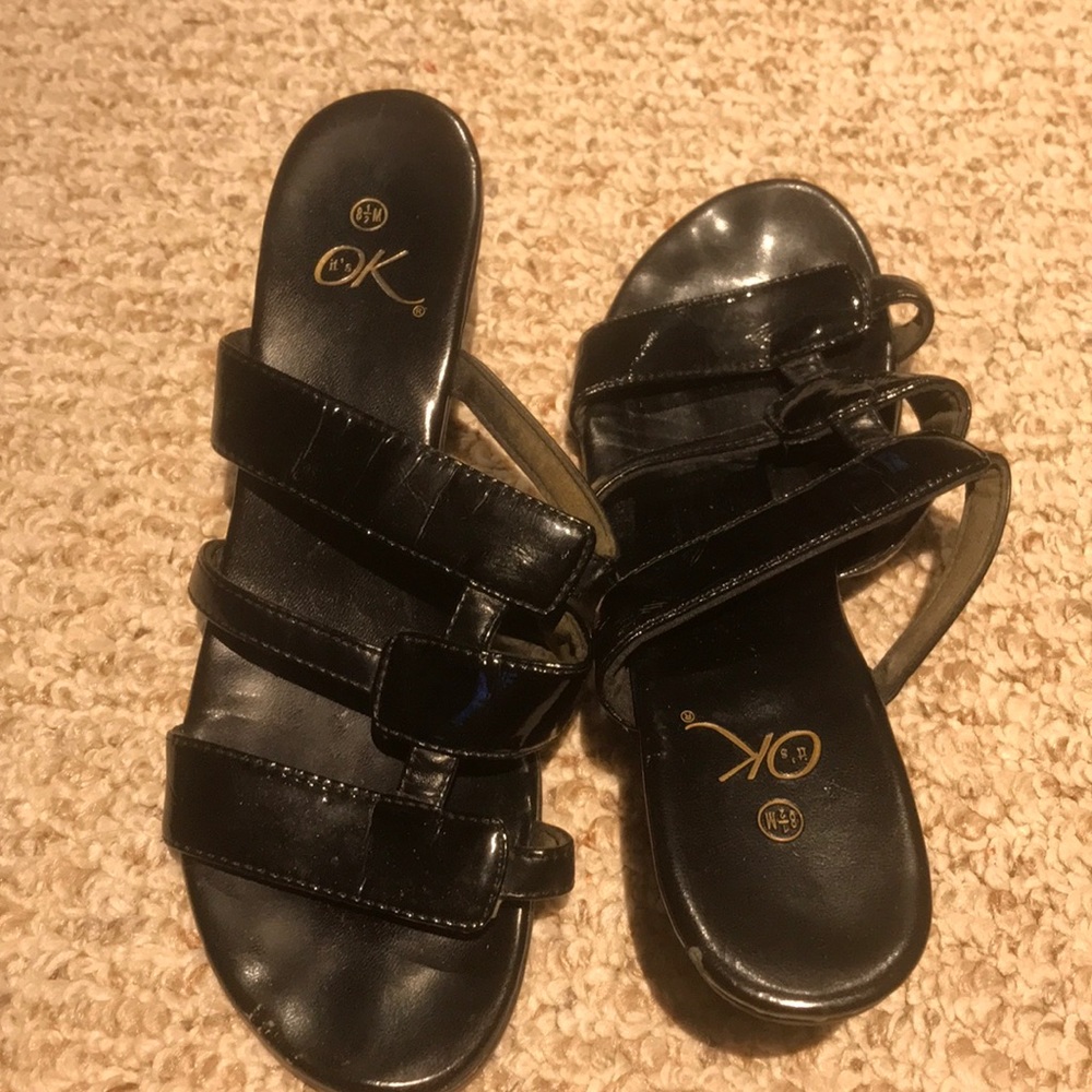 Black sandals